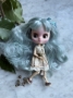 Picture of "Dilly" - Custom Blythe Middie by Jolly Roger Dolls wearing The Pumpkinbelle