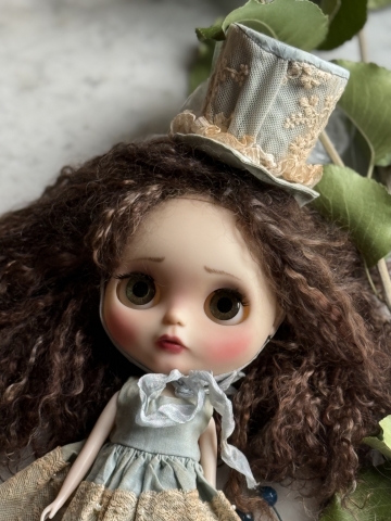 Picture of Louisa - Custom OOAK Doll by Arantxa Poupee with alpaca reroot