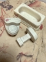 Picture of Eliza the Mouse's "Pretty Bath Time Set" - ooak by Christie Jones Ray 