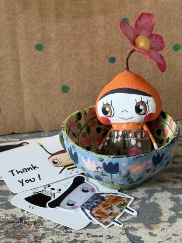 Picture of Wee Doll - Tiny One Set ooak Artist Made 
