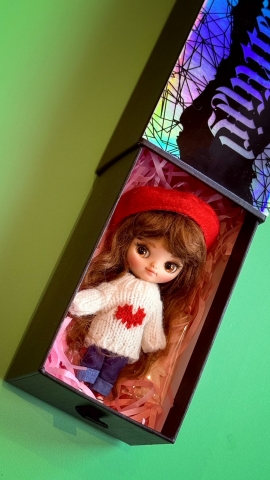 Picture of "Colette" - Custom Authentic Petite Blythe Doll (Takara) by SplatterGirl 