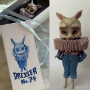 Picture of "The White Rabbit" - Sculpted Petite Blythe Art Doll by DREXLER 