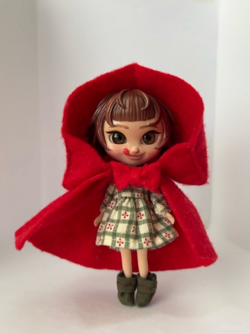 Picture of "Little Red Riding Hood" - Sculpted Petite Blythe Art Doll by DREXLER  
