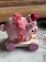 Picture of Prissy Pinks  -  OOAK Wee Pulltoy - by Jody Battaglia