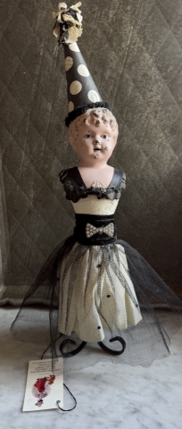 Picture of Party Girl -   ooak art doll by Letty Worley 