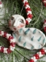 Picture of Cloudy Night Smiles  - ooak pottery ornament by Julie Whitmore 