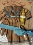 Picture of  "Sofia Embroidered Dress & Bunny Set" Toasty Hue - by Hanon  