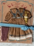 Picture of  "Sofia Embroidered Dress & Bunny Set" Toasty Hue - by Hanon  