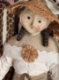 Picture of Eloise & Her Blue Bird OOAK Set - 24" by Nicol Sayre Folk Dolls