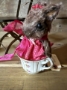 Picture of Rose Bud Tea Bunny  –6" ooak character by Blue Ridge   