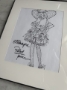 Picture of Framed Original Ellowyne Art - by Robert Tonner  - one of a kind sketch