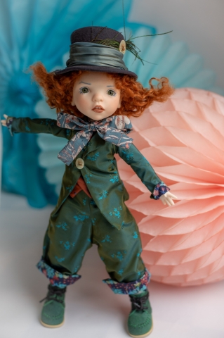 Picture of LAST ONE - EXCLUSIVE NEW - "Wonderland's Hatter" - LE 6 SPOONS Collection - 42cm/16.5" BJD by Zwergnase - Bonus 