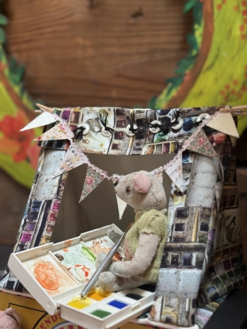 Picture of MINI "WATERCOLOR WONDERFULNESS"  - Play & Display Tent by Tim Purk 