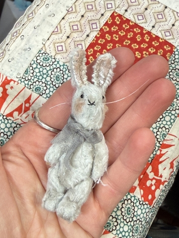 Picture of Tiniest Bunny Dearie - ooak by Widdershin Bears