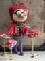 Picture of Teddy Blythe "Florence Apples" - ooak by Letty Worley wearing Annie Dollz & More Fashion