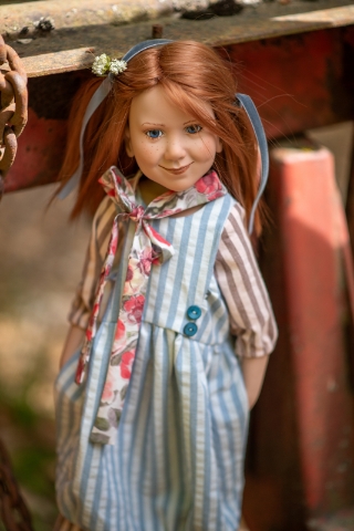 Picture of ARRIVING SOON - LONETTE NEW 2026  - "ANNALIES" - LE 25  - 62cm/ 24.4" Zwergnase Puppen Art Doll  