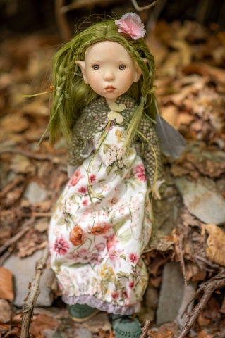 Picture of LAST ONE AVAILABLE PRE-ORDER - ELF SPOON "ELFI" - LE 25 SPRING 2026 SPOONS Collection - 42cm/16.5" BJD by Zwergnase -Exclusive Bonus - Pre-Order
