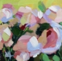 Roses on Yellow - 6x6
