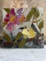 Picture of Bell's Vireo & Hibiscus - 6x6  - Original Art by Angela Moulton 