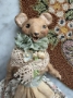 Picture of Miss Mouse 6"" OOAK  - by Nicol Sayre Folk Dolls 