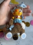 Picture of Hops & Waddles Pulltoy Set - ooak by Jody Battaglia of FunTown