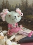 Picture of Teddy Blythe "Sally Sage" - ooak by Letty Worley wearing The Pumpkinbelle....and more fashion