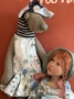 Picture of IN STOCK - Set Alke & Hannelore  Set– 45cm Doll and Bear - Zwergnase Puppen - SALE