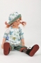 Picture of IN STOCK - Set Alke & Hannelore  Set– 45cm Doll and Bear - Zwergnase Puppen - SALE