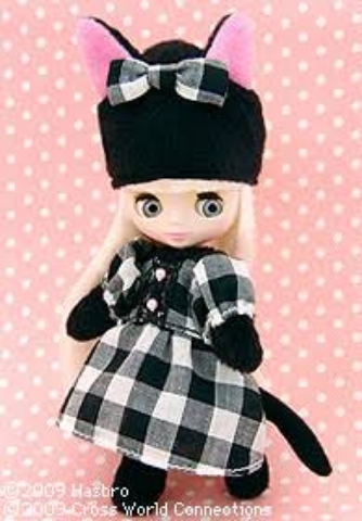 Picture of Vintage Black Cat TAKARA Petite BLYTHE Doll "Neromin"
