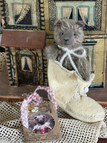 Picture of Rolly Bear by Widdershin - 8" ooak art teddy