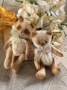 Picture of KitKat - ooak mini art toy by Olesya of Amici & Orsetti