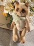 Picture of KitKat - ooak mini art toy by Olesya of Amici & Orsetti