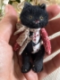 Picture of Lucky - ooak mini art toy by Olesya of Amici & Orsetti