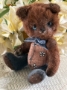 Picture of Tedly - ooak mini art toy by Olesya of Amici & Orsetti