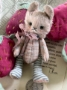 Picture of Calico Buns - ooak mini art toy by Olesya of Amici & Orsetti 