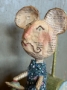 Picture of "In a Small Blue Car"-  ooak Sculpture by Julie Arkell 