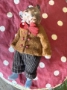 Picture of Rare Mini Antique Teddy - 3" Jointed Bisque German