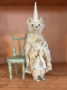 Picture of "Party Girl Daphne" - ooak 7" art teddy by Letty Worley