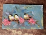 Picture of Three Chickadees & Cherry Blossoms by Angela Moulton -  13x21 - SALE 