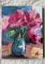 Picture of Pink Peonies Painting by Angela Moulton -  8x10