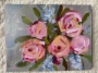 Picture of Pinks & Blue Floral  by Angela Moulton -  11x14  - SALE 